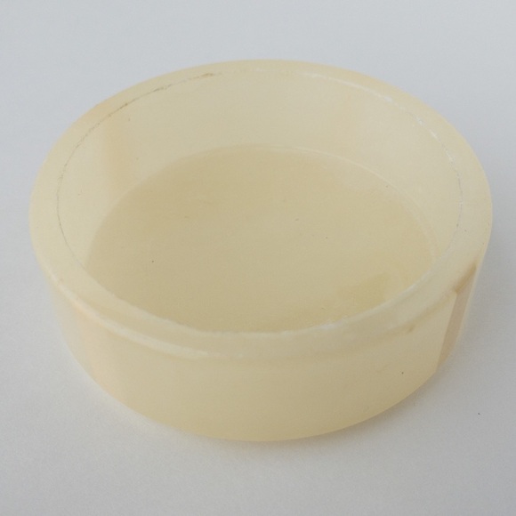 Natural Stone Jewelry Box Trinket Dish Jar with Lid Vintage - Picture 10 of 13